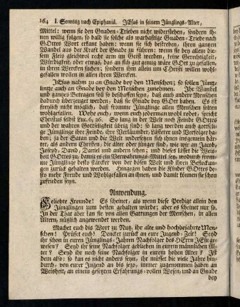 164-166, Anwendung; Gebet