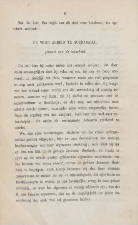 De vrije arbeid te Soerabaija, getoetst aan de waarheid