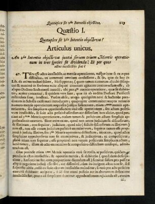 119-120, Articulus unicus