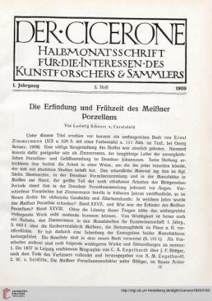 1: Die Erfindung und Frühzeit des Meißner Porzellans