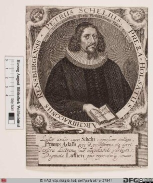 Bildnis Peter Scheele (lat. Petrus Schelius)
