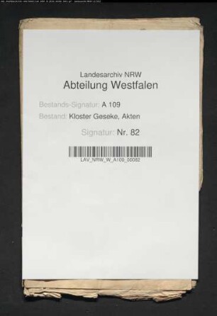 Kollation der Pfarrstelle an St. Cyriacus in Geseke.