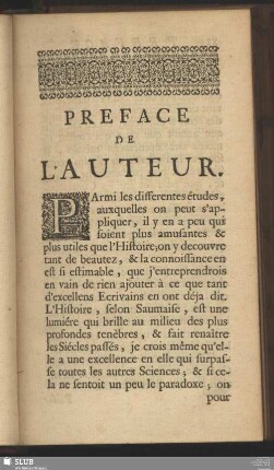 Preface De L'Auteur