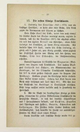 17. Die ersten Könige Deutschlands