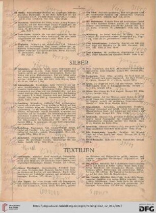 Textilien (Nr. 152-183)