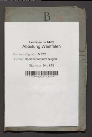 Besoldung des Amtsdrosten Freiherrn von Schade