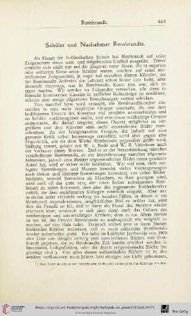 Schüler und Nachahmer Rembrandts