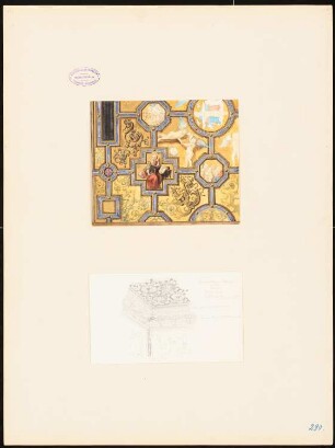 Palazzo Ducale, Mantua Appartement Isabella d’Este: Deckenansichten
