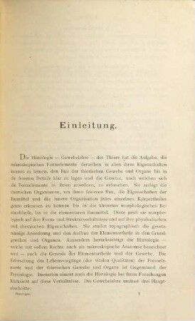 Handbuch der vergleichenden Histologie und Physiologie der Haussäugetiere, 1