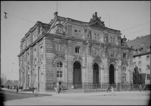Dresden-Neustadt. Blockhaus am Neustädter Markt (Neustädter Wache, Kriegsministerium bis zum Jahre 1919). Straßenansicht