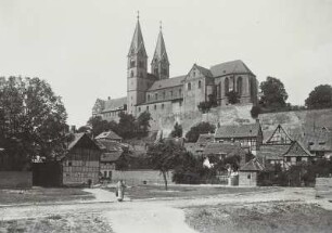 Quedlinburg, Stiftskirche : Quedlinburg. Stiftskirche St. Servatius. Blick von Südosten
