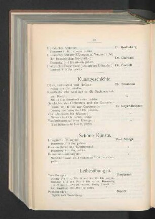 Schöne Künste.