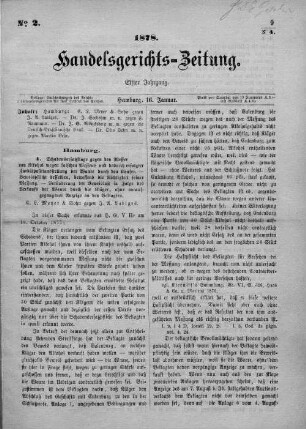 No. 2. 16. Januar 1878