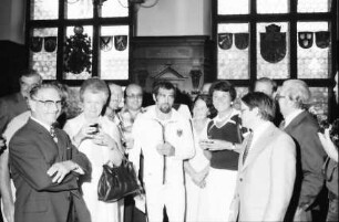 Freiburg: Empfang im Großen Ratsaal, Adolf Seger