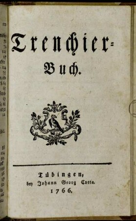 Trenchier-Buch.