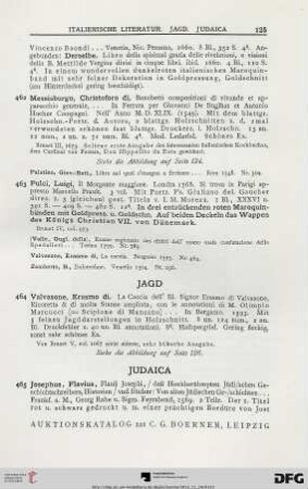 [Jagd – Juridica] (Nr. 464-476)