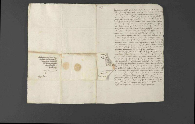 Herzog Christoph von Württemberg und Pfalzgraf Wolfgang übermitteln sich Neujahrsgrüße und vereinbaren eine vertrauliche Zusammenkunft in Bergzabern.