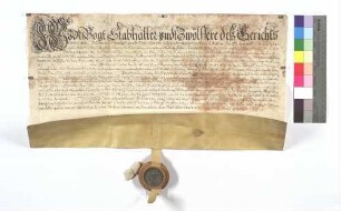 Vor dem Gericht zu Appenweier verkaufen die Erben des Schuhmachers Leonhardt Foltz zu Oberkirch dem Kloster Allerheiligen 1 1/2 Matten auf der unteren Aichmatten um 150 Gulden.