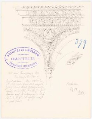 Kreuzgang, Pavia: Ansicht eines Bogenteils
