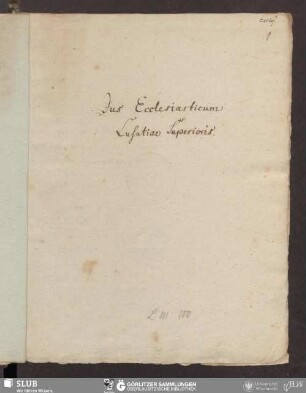 Ius Ecclesiasticum Lusatiae Superioris