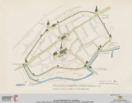 Planstudie von Bretten