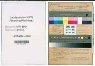 Entnazifizierung Josef Limbach , geb. 02.02.1909 (Gaertner)