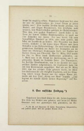 9. Der russische Feldzug