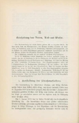 II. Reinhaltung von Boden, Luft und Wasser