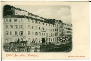 Karlsbad. Hotel Paradies