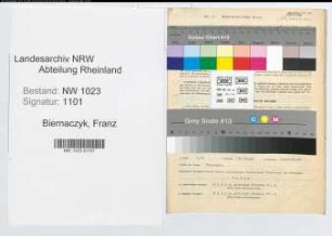 Entnazifizierung Franz Biernaczyk , geb. 18.02.1897 (Stadtinspektor)