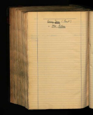 Conny Jens [Pseud.] s. Otto Bohm.