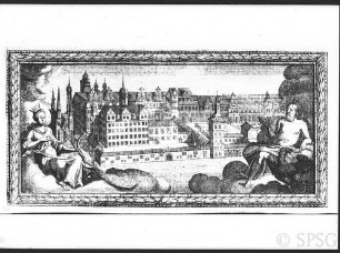 Berlin, Schloss Berlin, aus Beger "Thesaurus"