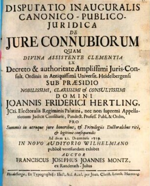 De iure connubiorum