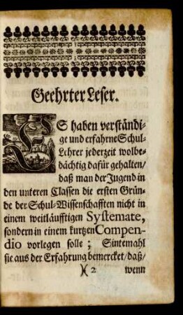 Geehrter Leser
