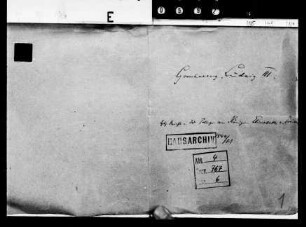 44 Briefe und 21 Telegramme an Großherzog Ludwig III. von Königin Elisabeth v. Preußen