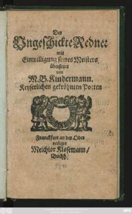 Der Ungeschickte Redner