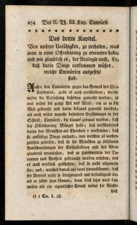 274-299, Das dritte Kapitel
