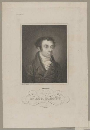 Bildnis des Aug. Schott