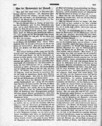 Von der Metamorphose der Botanik