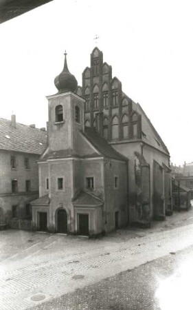 Neiße, Christuskirche : Neisse (Nysa/Polen). Christuskirche. Ansicht von Westen