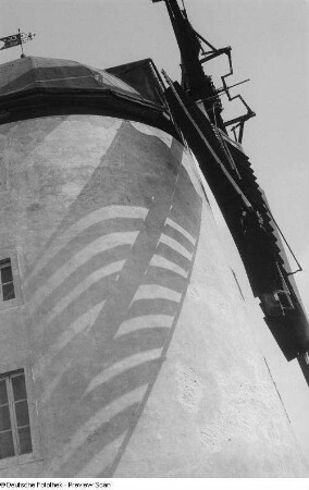 Blick auf eine Windmühle