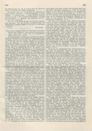 349-353 [Rezension] Kreyenbühl, Johannes, Das Evangelium der Wahrheit; 1. Band