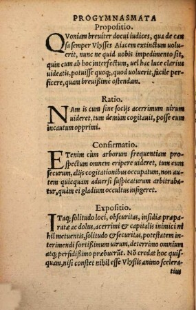 Progymnasmata Rhetorica Summam Totius Artis Una Cum Exemplis fere Ciceronianis ad singula praecepta non sine diligenti ratione co[n]quisitis breviter complectentia