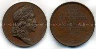 Series numismatica universalis virorum illustrium, Medaille auf Zar Peter den Großen von Russland