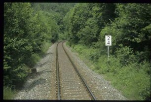 Strecke in km 2+400