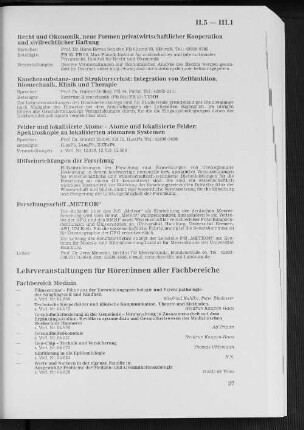 II.5 Hilfseinrichtungen der Forschung