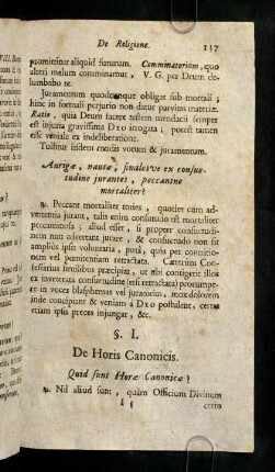 137-147, Quid sunt Horae Canonicae? Nil aliud sunt, quam ...