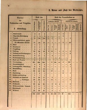 Übersicht der Strafrechtspflege im Großherzogthum Baden. 1843