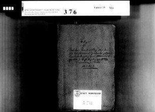 Notaten-Beantwortung über die Kommunalabrechnung 1814 und Restrechnung 1810/1813