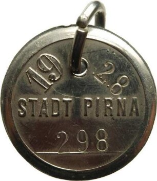 Pirna - Hundemarke Nr. 298